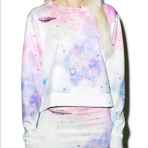 Wildfox Tops - Wildfox Space Cadet Pop Art Sweater Wildfox Tops - Wildfox Space Cadet Pop Art Sweater
